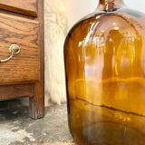 Amber glass cylinder
