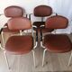 Set of 8 armchairs and chairs 420-44 Strafor-Steelcase