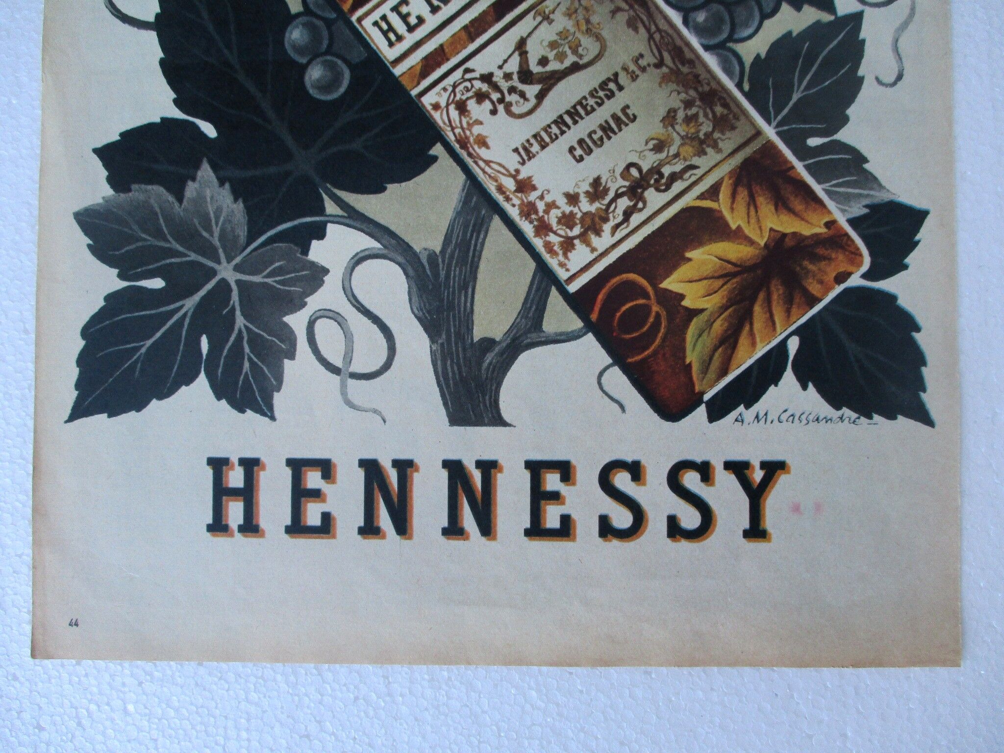 old hennessy 50s advertisement