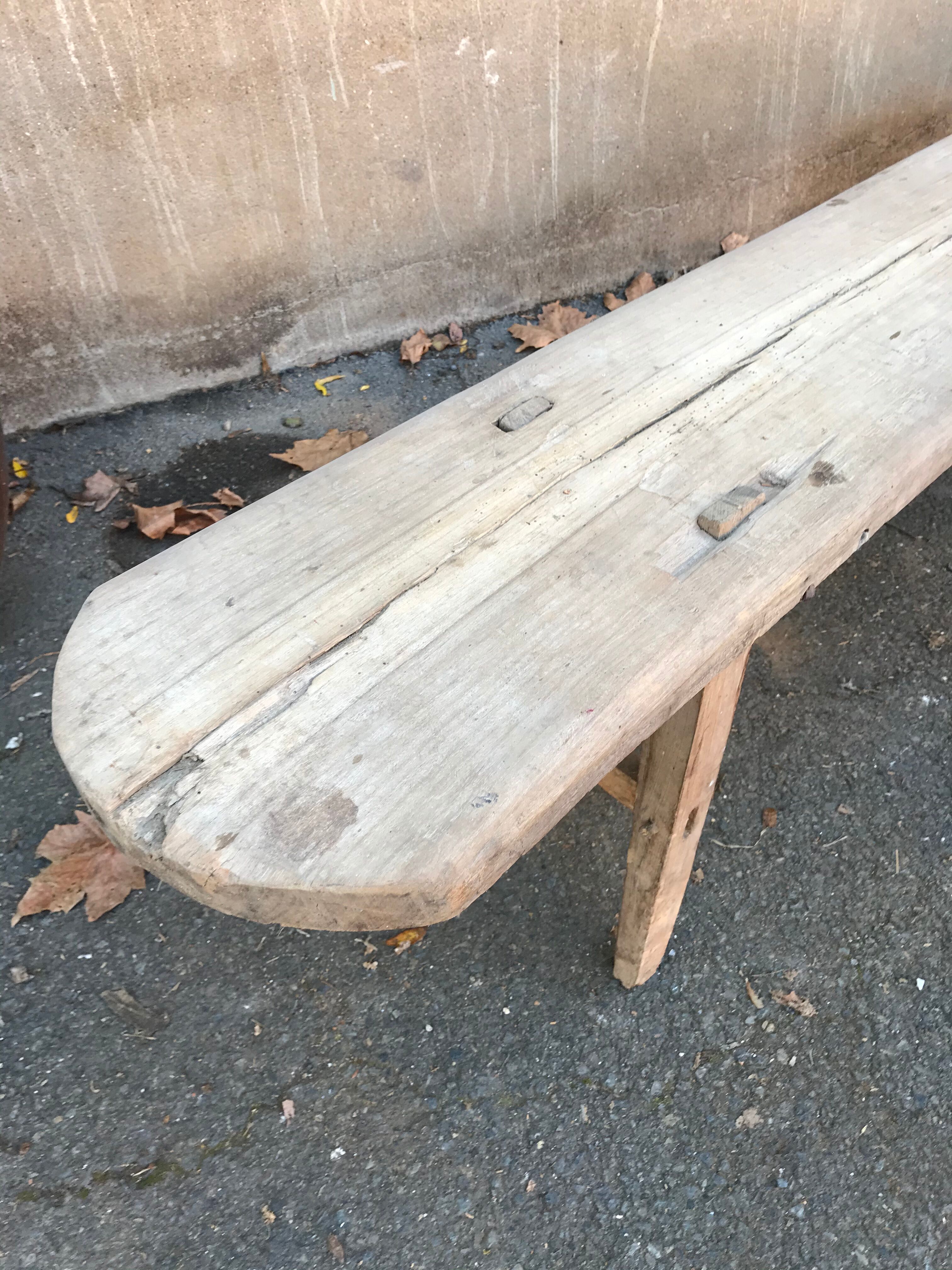 Set of 1 bench and two stools