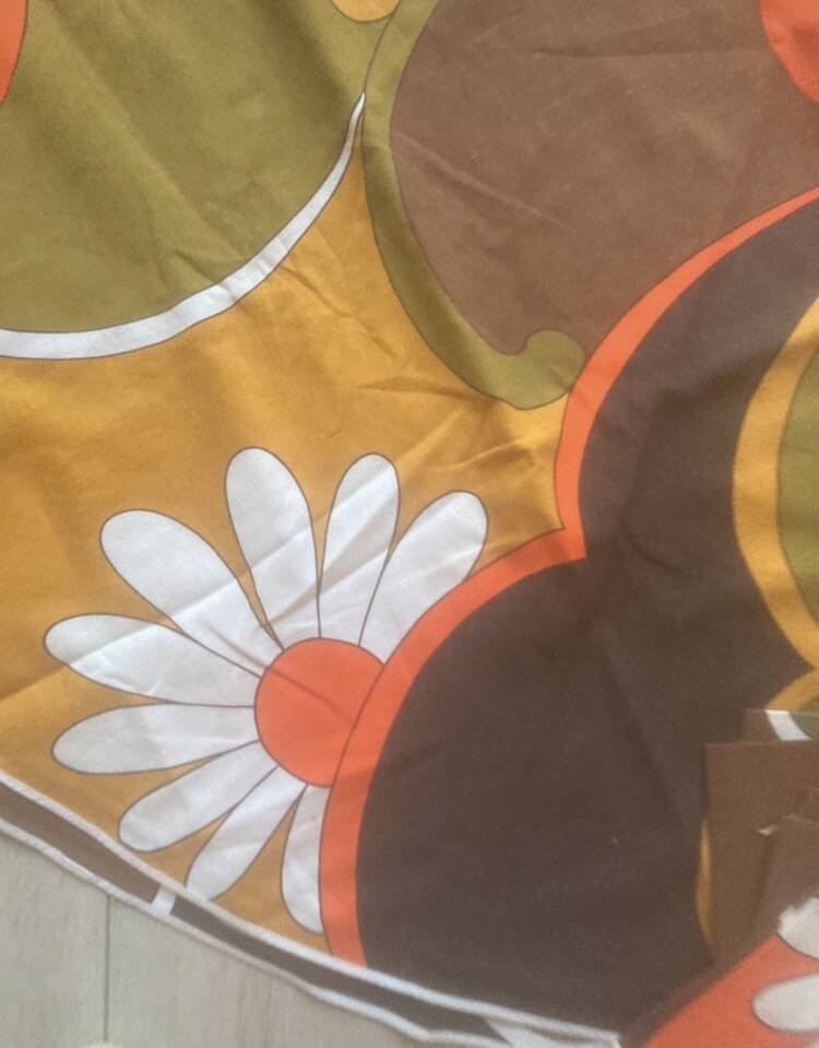 Retro tablecloth