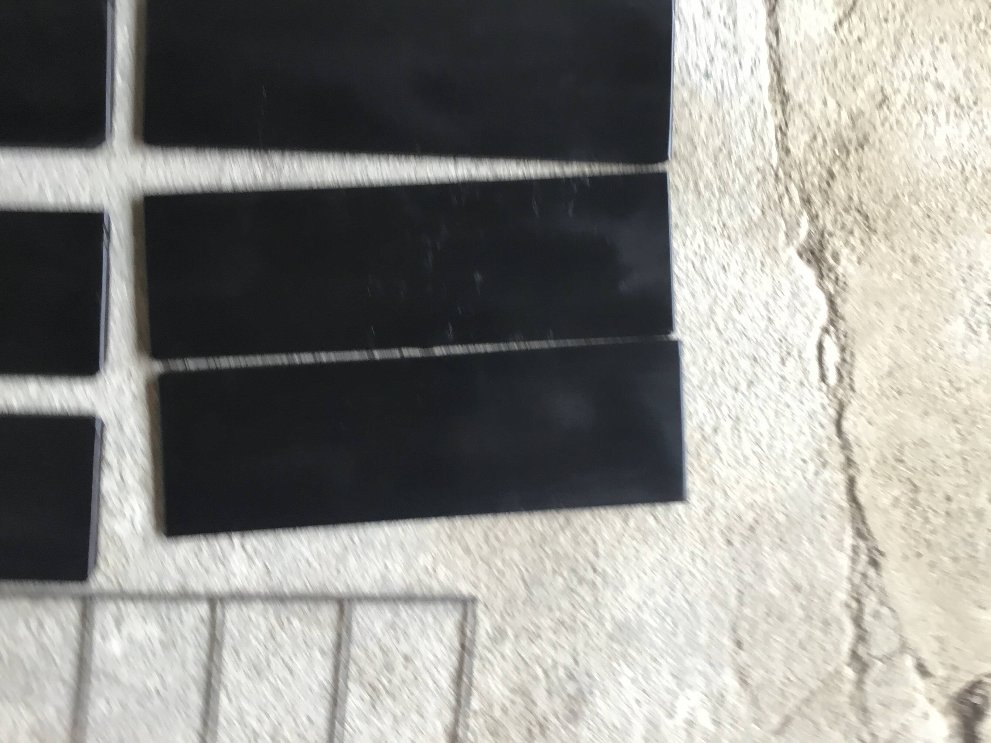 Double metal string shelf - 6 shelves, 3 uprights - vintage 1960