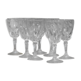 Huit verres à liqueur vintage années 70 Luminarc