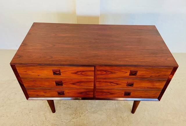 Commode vintage danoise en palissandre, style milieu du siècle, de la marque Brouers, années 1960