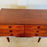 Commode vintage danoise en palissandre, style milieu du siècle, de la marque Brouers, années 1960