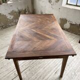 19th century oak farmhouse table 270cm with extensions