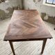Table de ferme XIXème chêne 270cm avec allonges