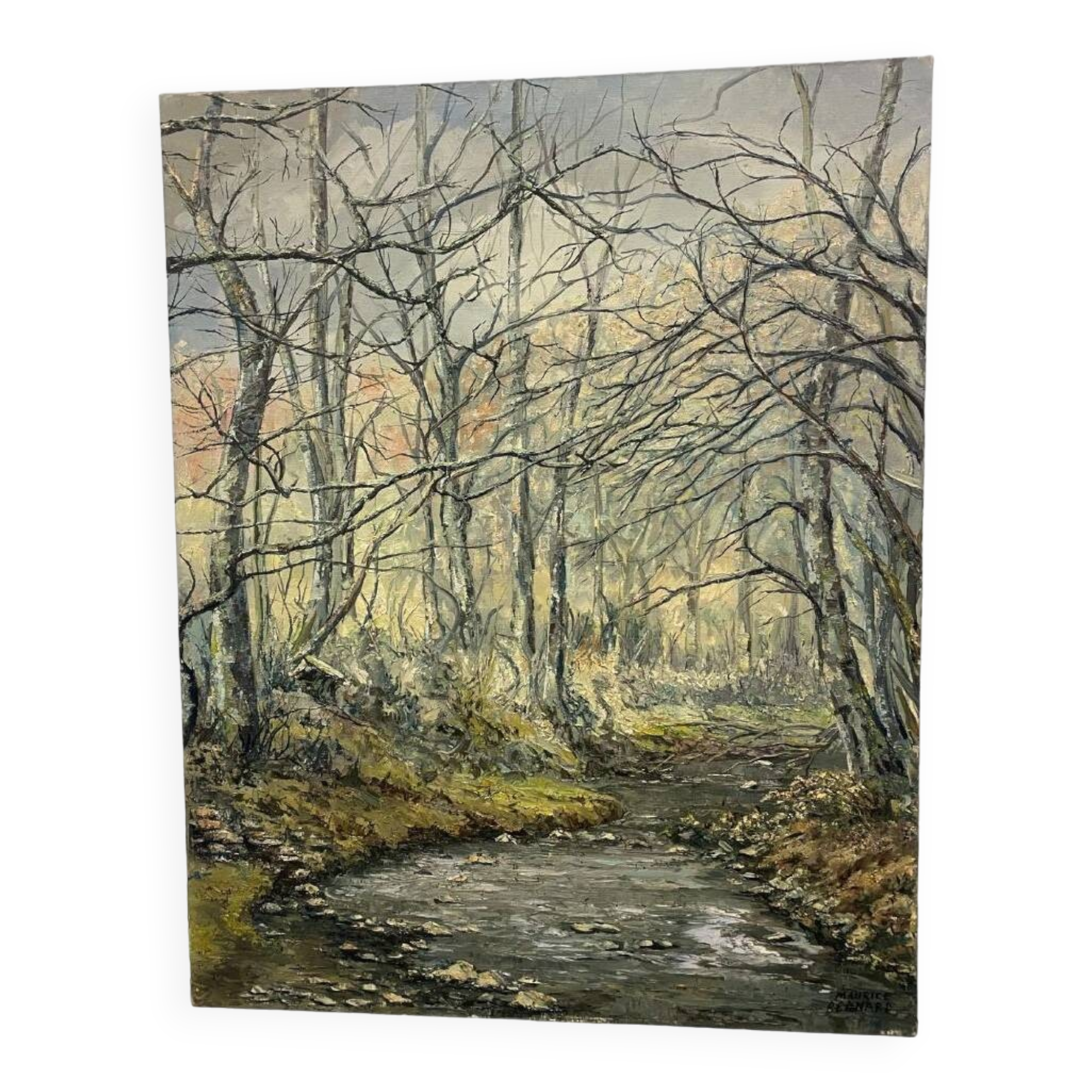 Oil painting on canvas Maurice BERNARD