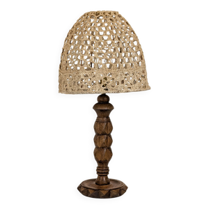 lampe en chêne