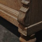 Solid oak dressmaker's cabinet with 13 drawers and 1 door