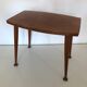 Table 1960 English bass wood brass coffee table - 50 x 32 cm
