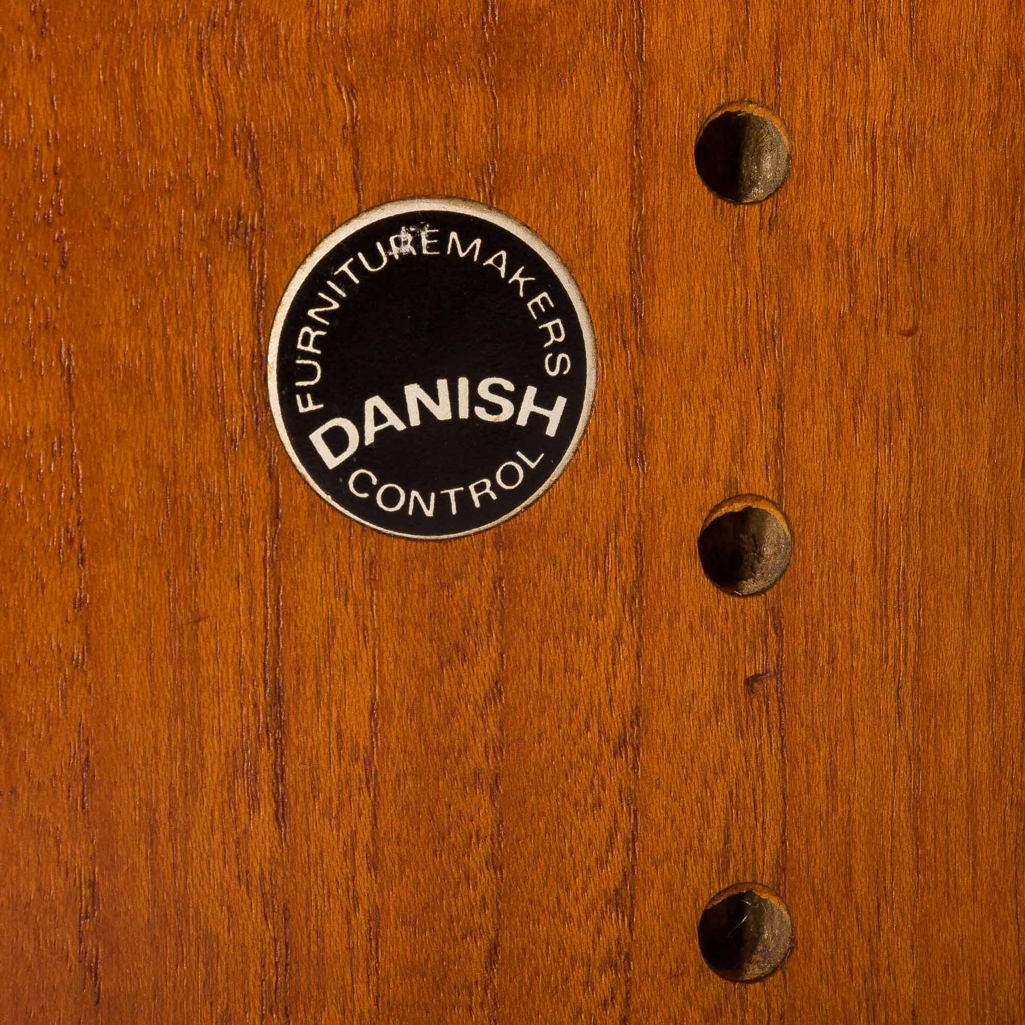 Meuble mural des années 60 en teck, Hansen&Guldborg.