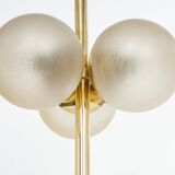 Pair of large brass table lamps by Kaiser, Germany, 1970s.