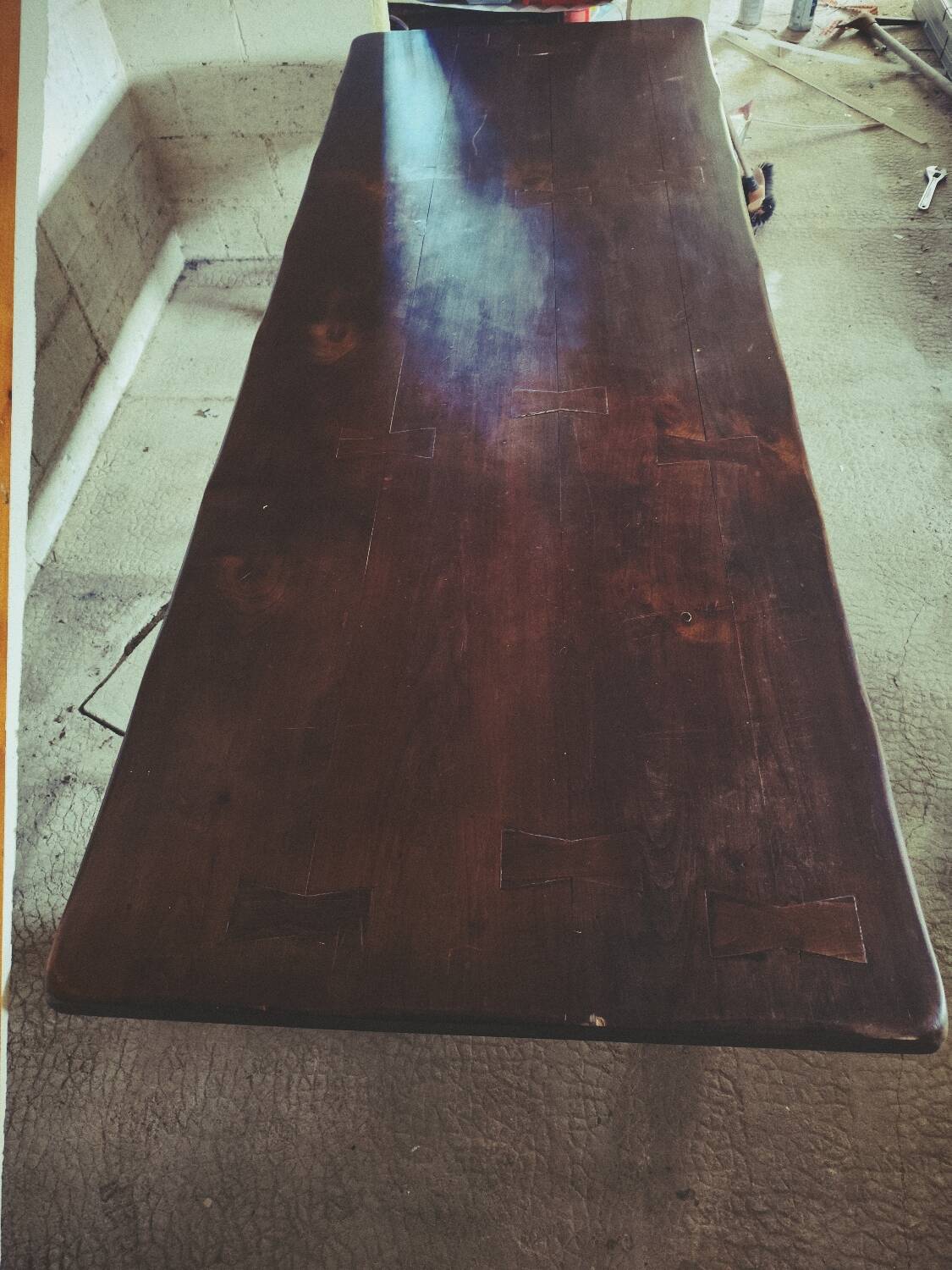 250 cm large farmhouse monastery table