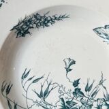 6 old iron earth soup plates from Sarreguemines