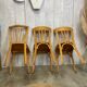 3 chaises Baumann dépareillées