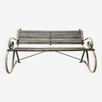 Vintage traditional garden bench