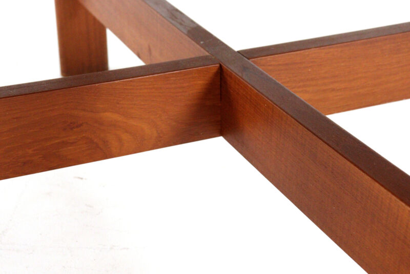 Niels Bach solid teak coffee table - danish design mid century modern