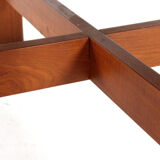 Niels Bach solid teak coffee table - danish design mid century modern