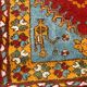 Mid-century Turkish Ushak carpet 144x82cm