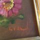 Peinture bouquet de fleurs signée