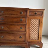 Chiffonier, small 19th century storage unit 1m12 x 74 x 35