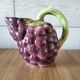 Jug, grape slipware
