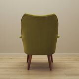 Green armchair, Danish design, 1970s, production: Denmark