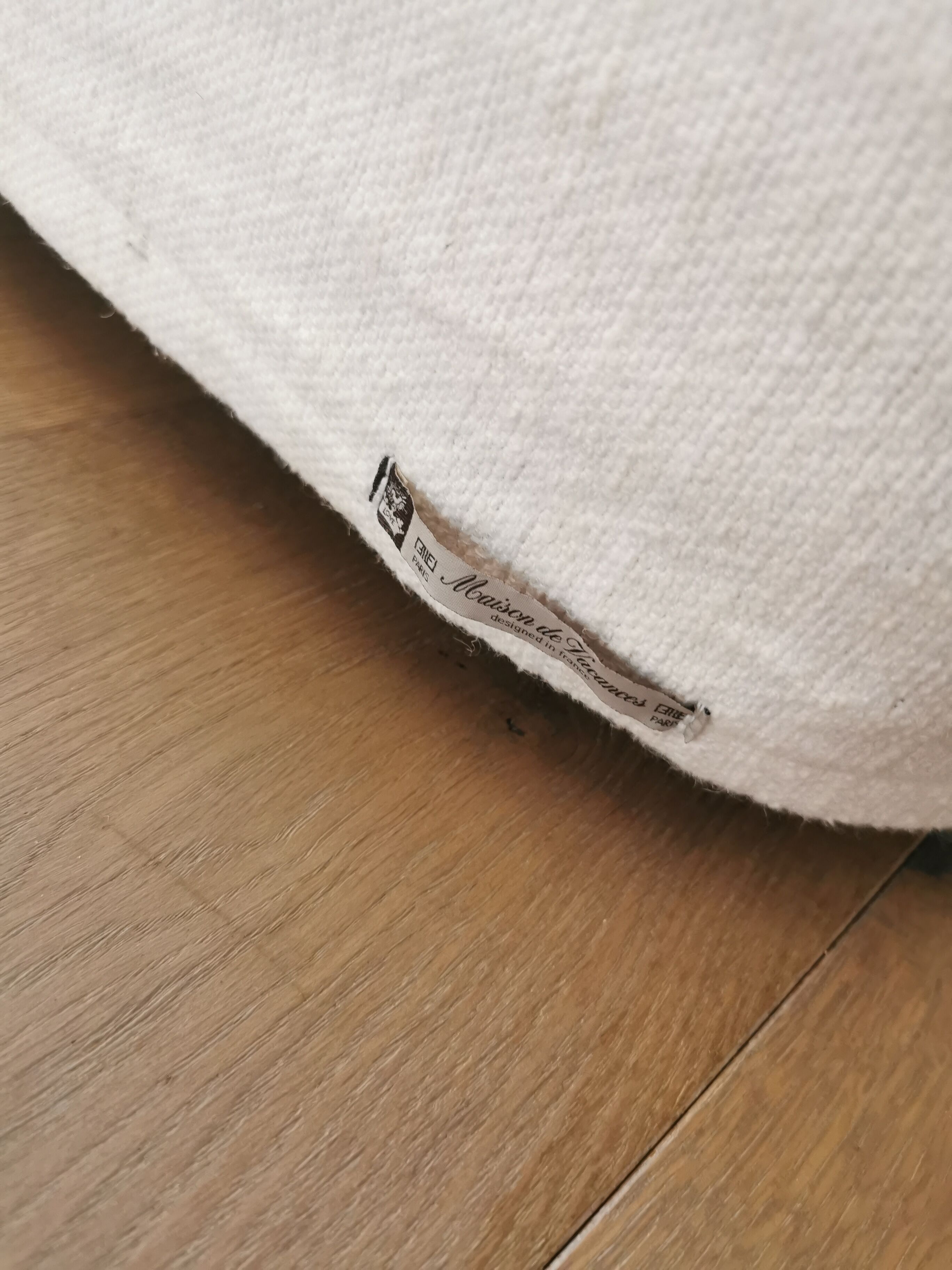 Sofa + daybed in linen canvas and removable jute Holiday home