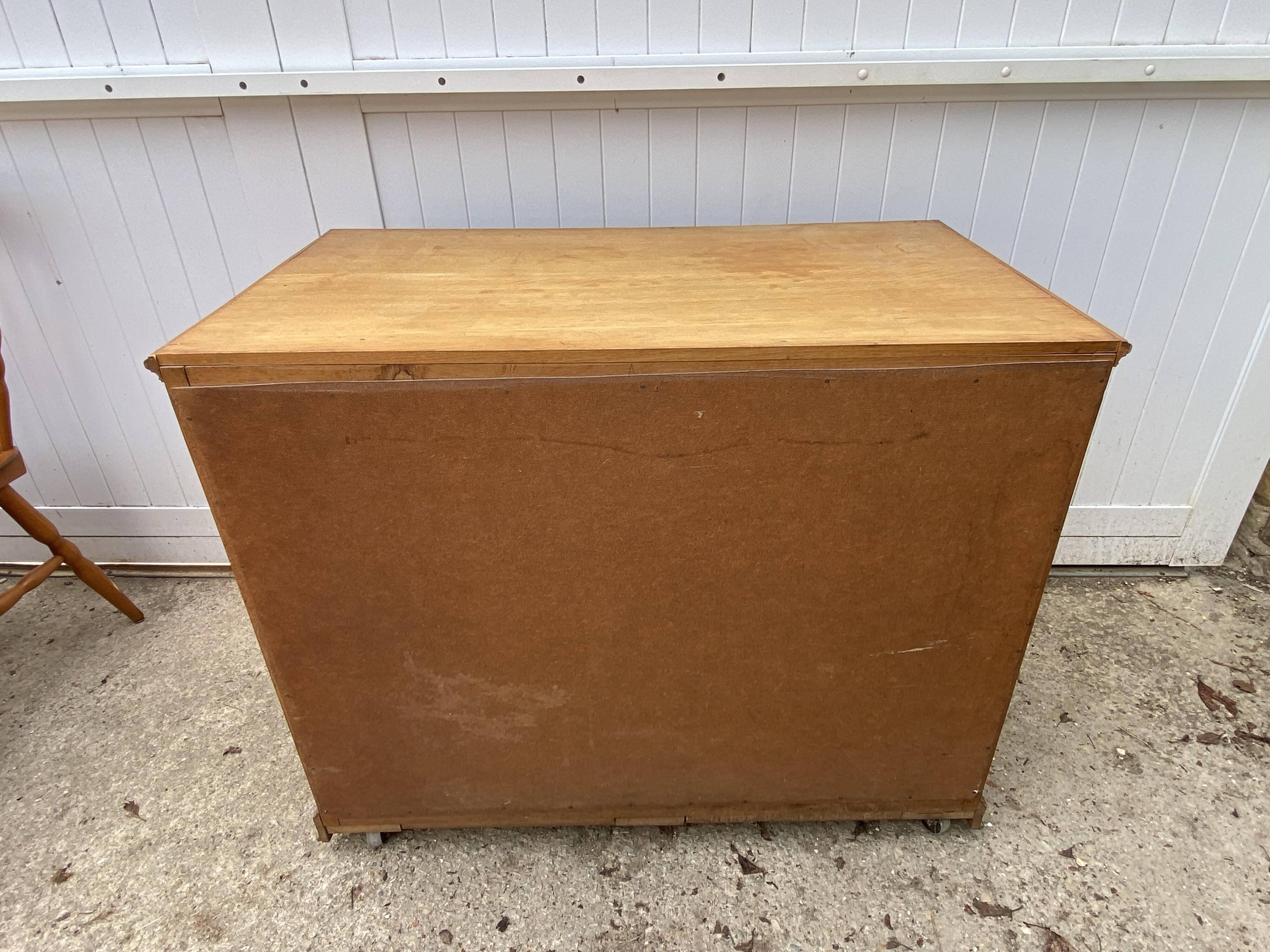 2-door storage unit in oak and oak veneer 50