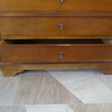 Louis Philippe style cherry wood chest of drawers