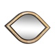 Brass mirror with original shape - 28x39cm