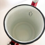 Cafetière émaillée rouge