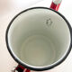 Cafetière émaillée rouge