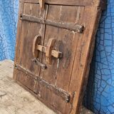 Old wooden tribal window