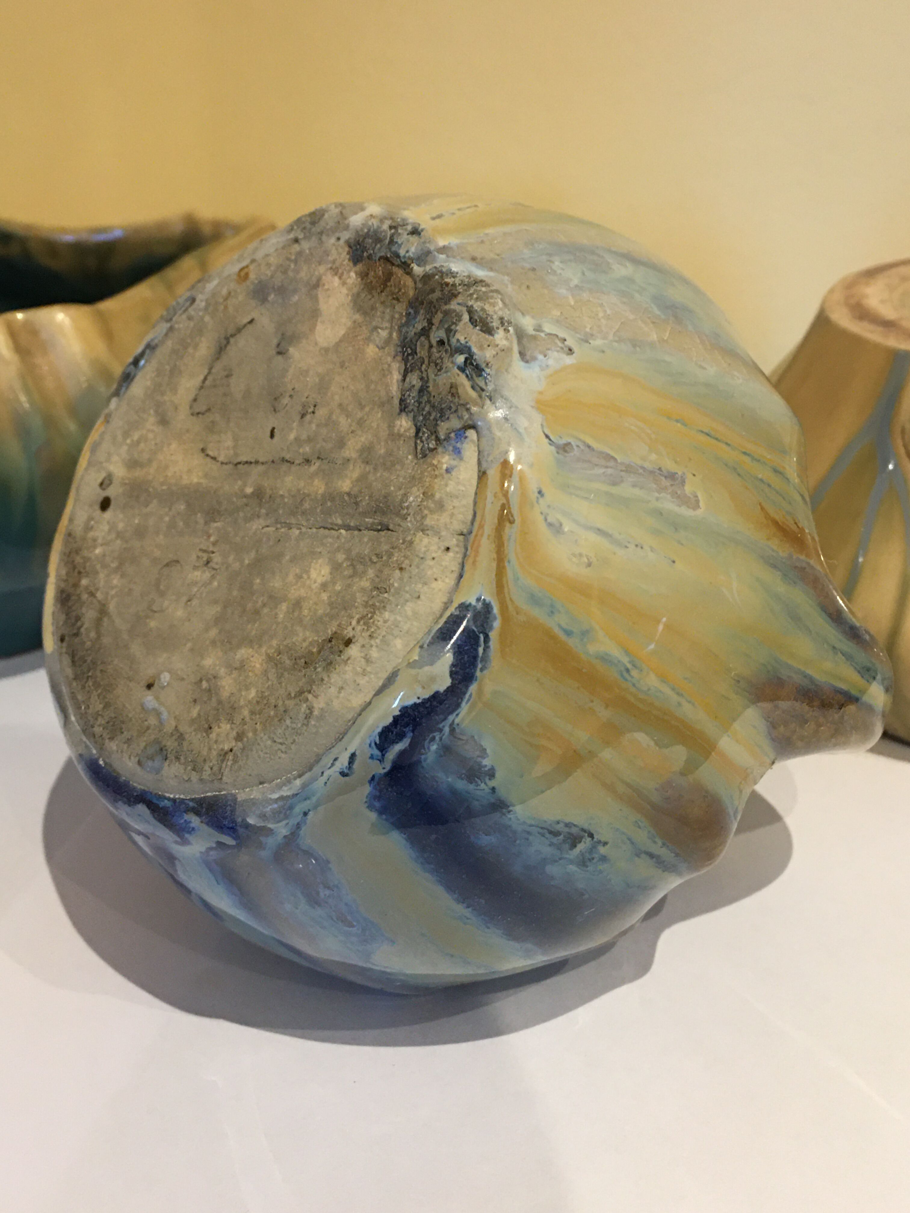 Lot of 3 ceramic pieces G. Metenier