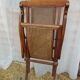 Chaise longue cannage