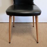 Suite of 8 baumann chairs, "essor" model – 1960s