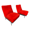 Pair of red moumoute chauffeurs circa 1960