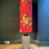 Floor lamp with floral shade 70