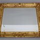 1940s Italian Mirror in Golden Wood Frame