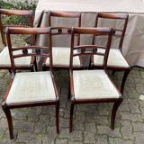 5 Mahogany Chairs