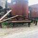 lot of 10 '30s bistro benches in pretty pattine fir
