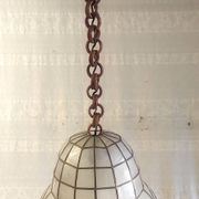 Mother-of-pearl and brass suspension, mid-20th century.