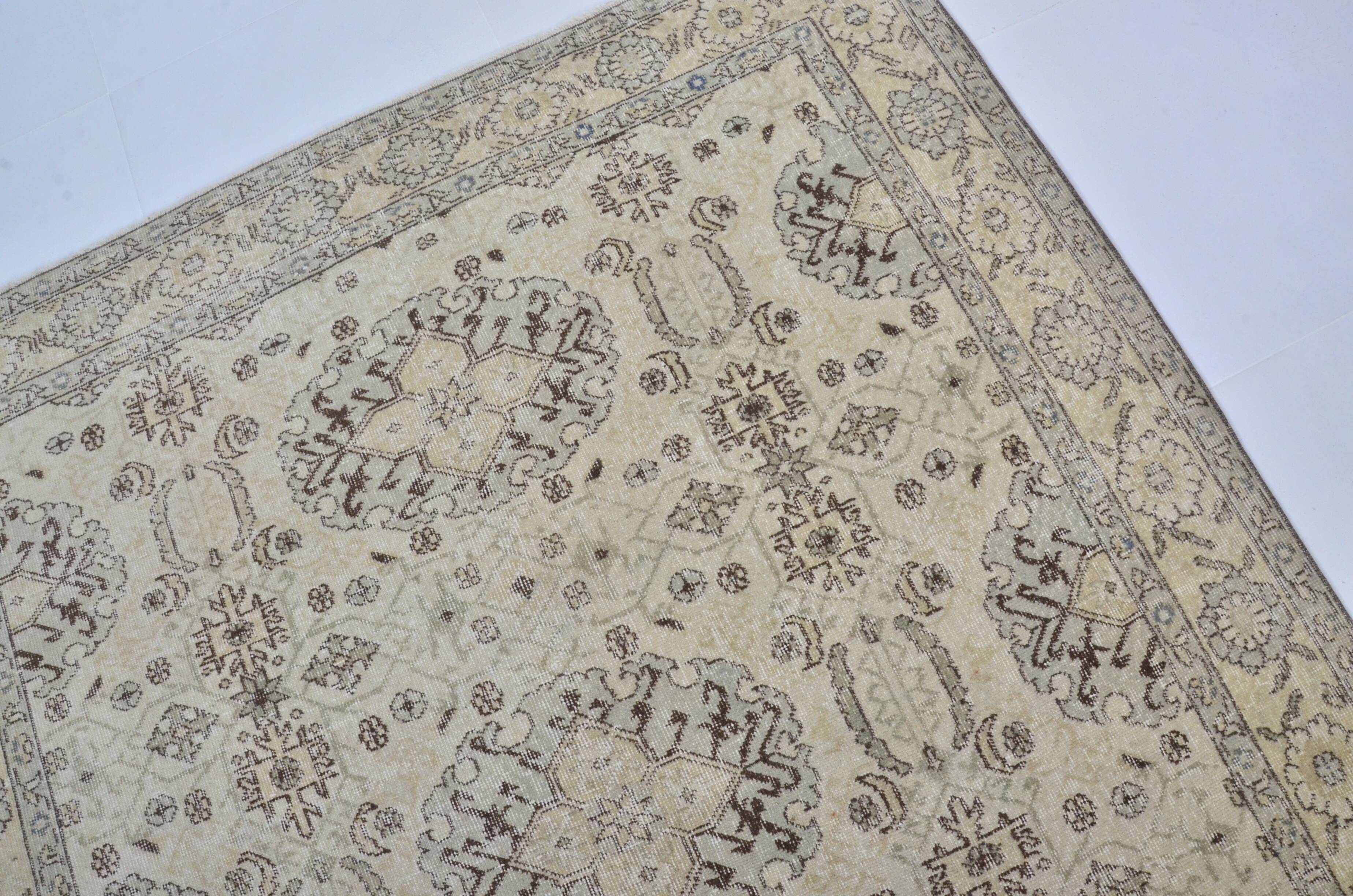 Tapis vintage turc Oushak sku 3204