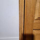 Vintage design oak buffet by Guillerme and Chambron