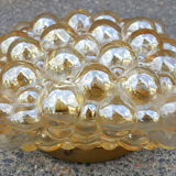 Ceiling square glass by Helena Tynell for Glashütte Limburg 60s