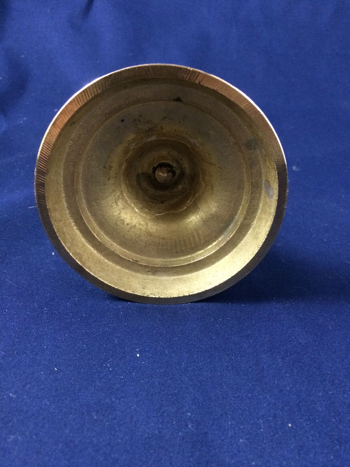 Old brass candlestick