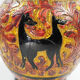Mid-Century Carved and Glazed Italian Pottery Vase
