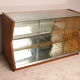 Vintage diamond shaped display cabinet - Belgium 1950's